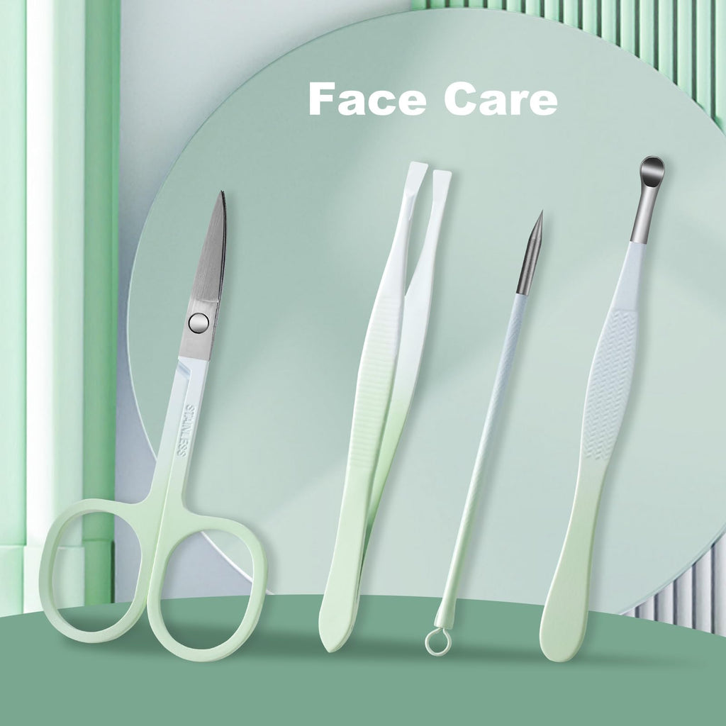 Manicure Set - 10 Pieces Stainless Steel with Travel Case - Image 4