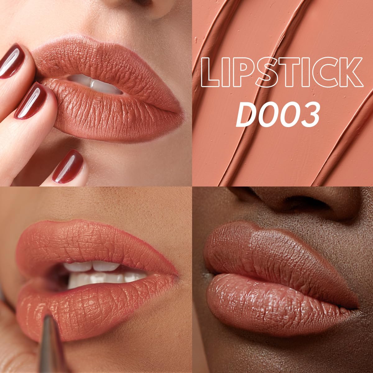 Marbled Matte Lipstick Duo - Velvety Finish - Image 4