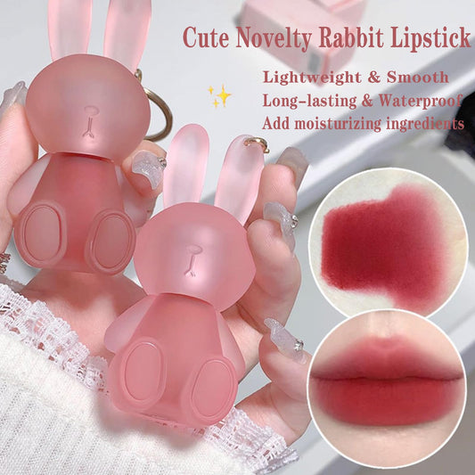 4 Colors Velvet Matte Liquid Lipstick Set with Keychain - Image 2