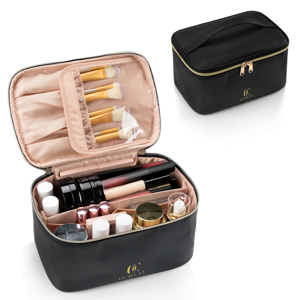 Portable Cosmetic Bag - Large Capacity Makeup Organizer