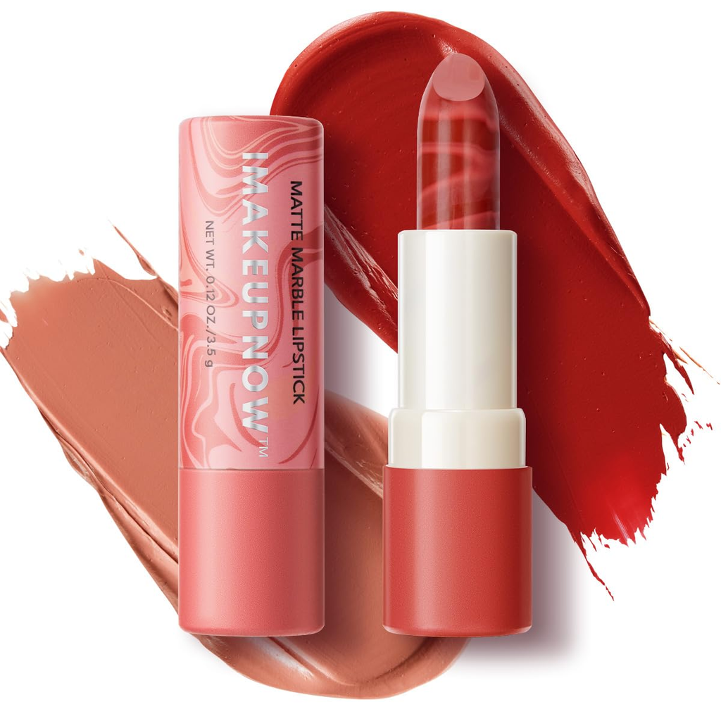 Marbled Matte Lipstick Duo - Velvety Finish
