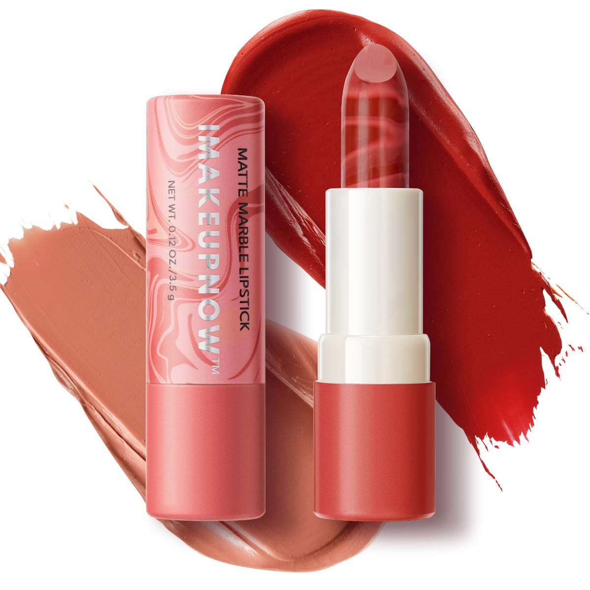 Marbled Matte Lipstick Duo - Velvety Finish
